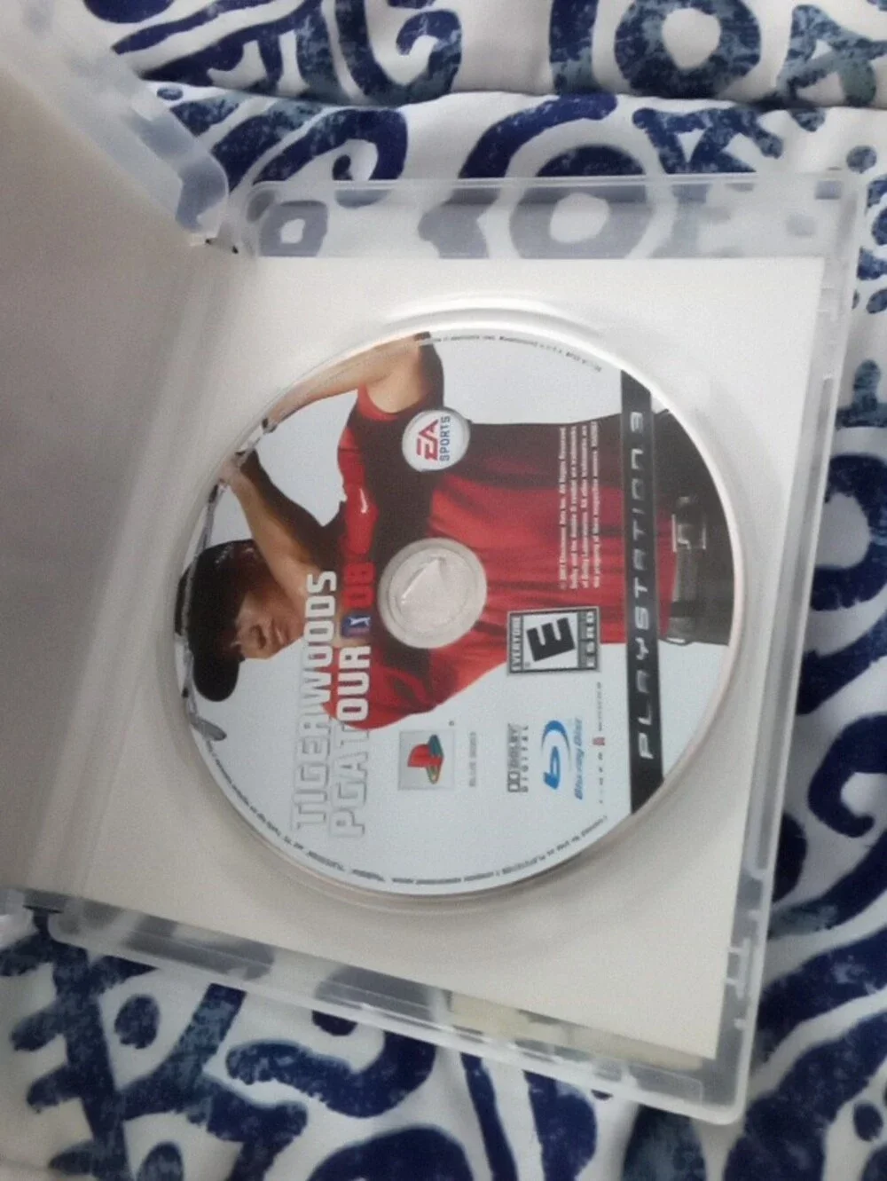 Tiger Woods PGA Tour 08 (PlayStation 3) - Red/White Cover